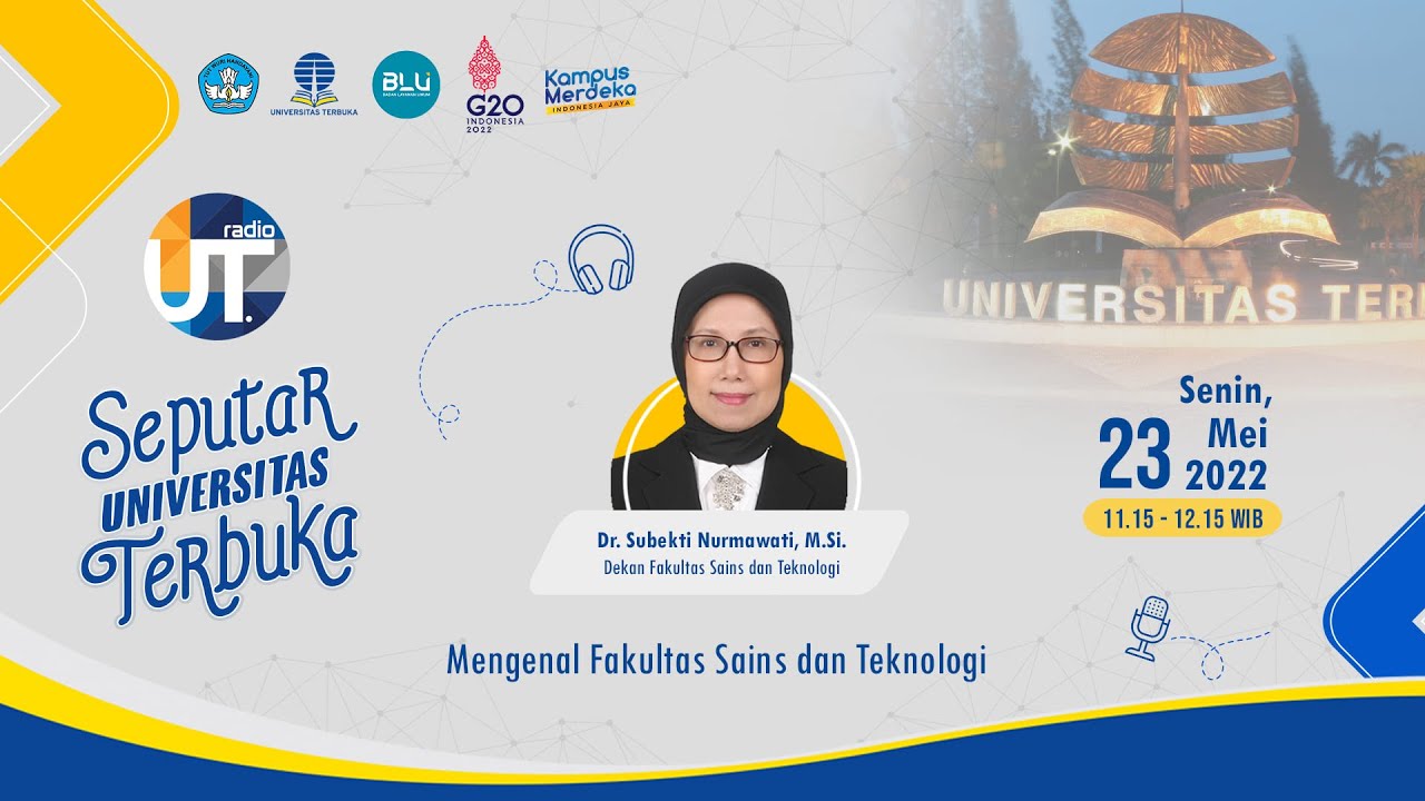 Mengenal Fakultas Sains dan Teknologi (FST) - Seputar Universitas Terbuka