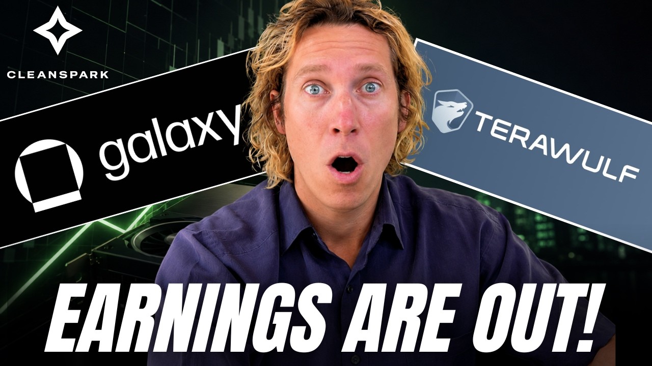 Galaxy Digital and TeraWulf Q2 Earnings, $WULF CFO Interview, SpaceX Q2 Earnings
