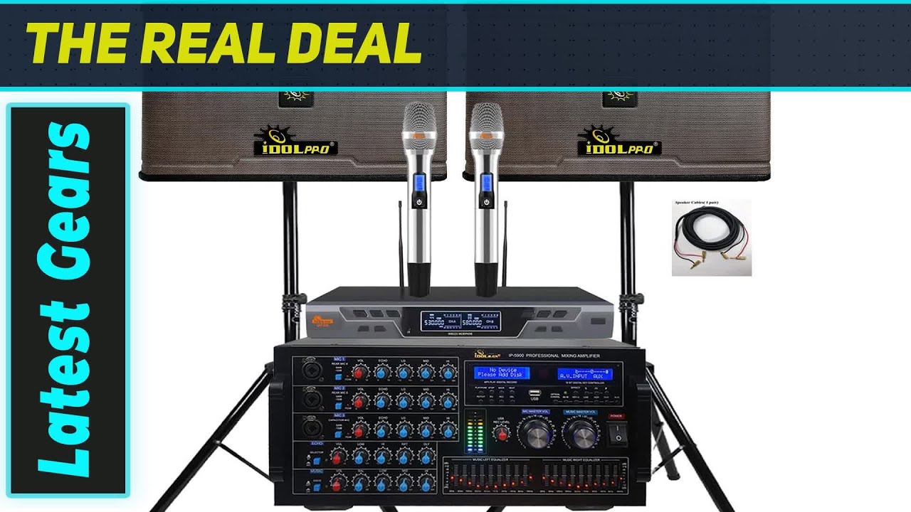 IDOLmain pro 6000W IP-5900: The Ultimate Home Karaoke System