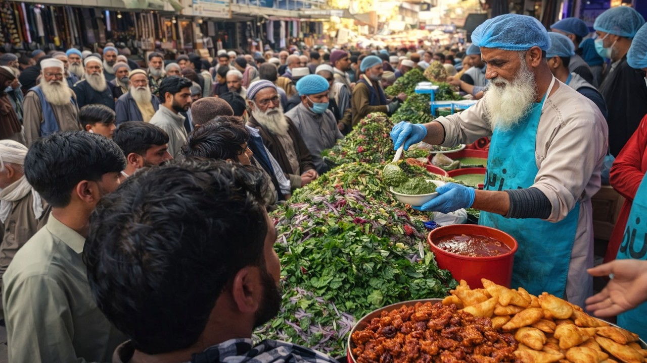 Iftar in Afghanistan | How Afghans Celebrate Ramadhan | Street food | Pakora | Samosa Chatni