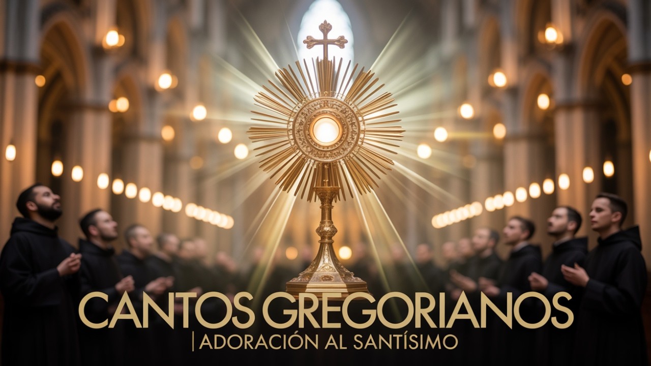 Cantos Gregorianos de Adoración al Santísimo ✨ | Música Sagrada Eucarística | Música Católica