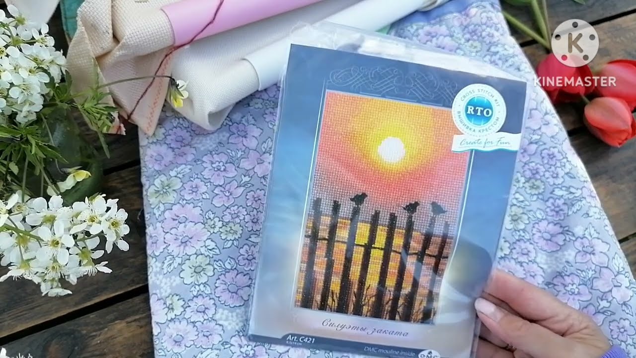 Мои большие процессы Риолис,Совиный лес и покупки.#риолис#рто#вышивка
