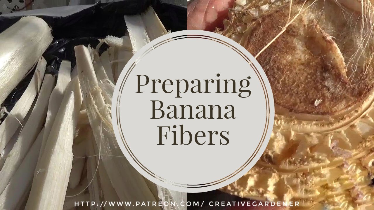 Working with Banana Fibers