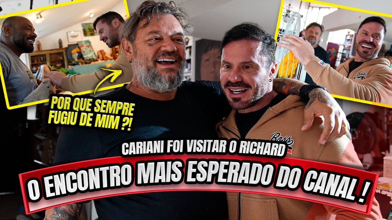 O ENCONTRO MAIS ESPERADO ACONTECEU - CARIANI FOI VISITAR O RICHARD RASMUSSEN !