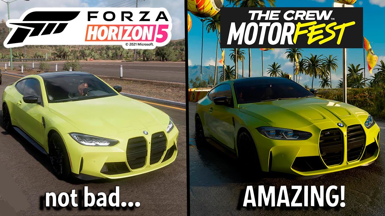 The Crew Motorfest VS Forza Horizon 5: Comparing Cars and Sound [4K]