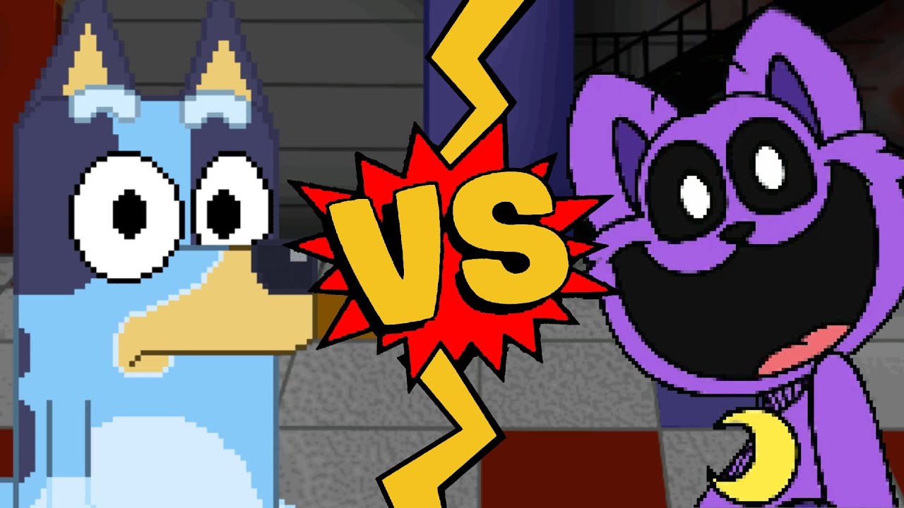 M.U.G.E.N. Battles | Bluey vs Catnap | Bluey vs Poppy Playtime