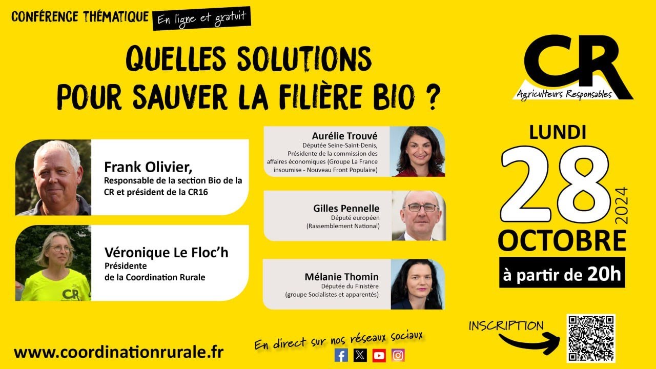 Quelles solutions pour sauver la filière bio ? - Coordination Rurale