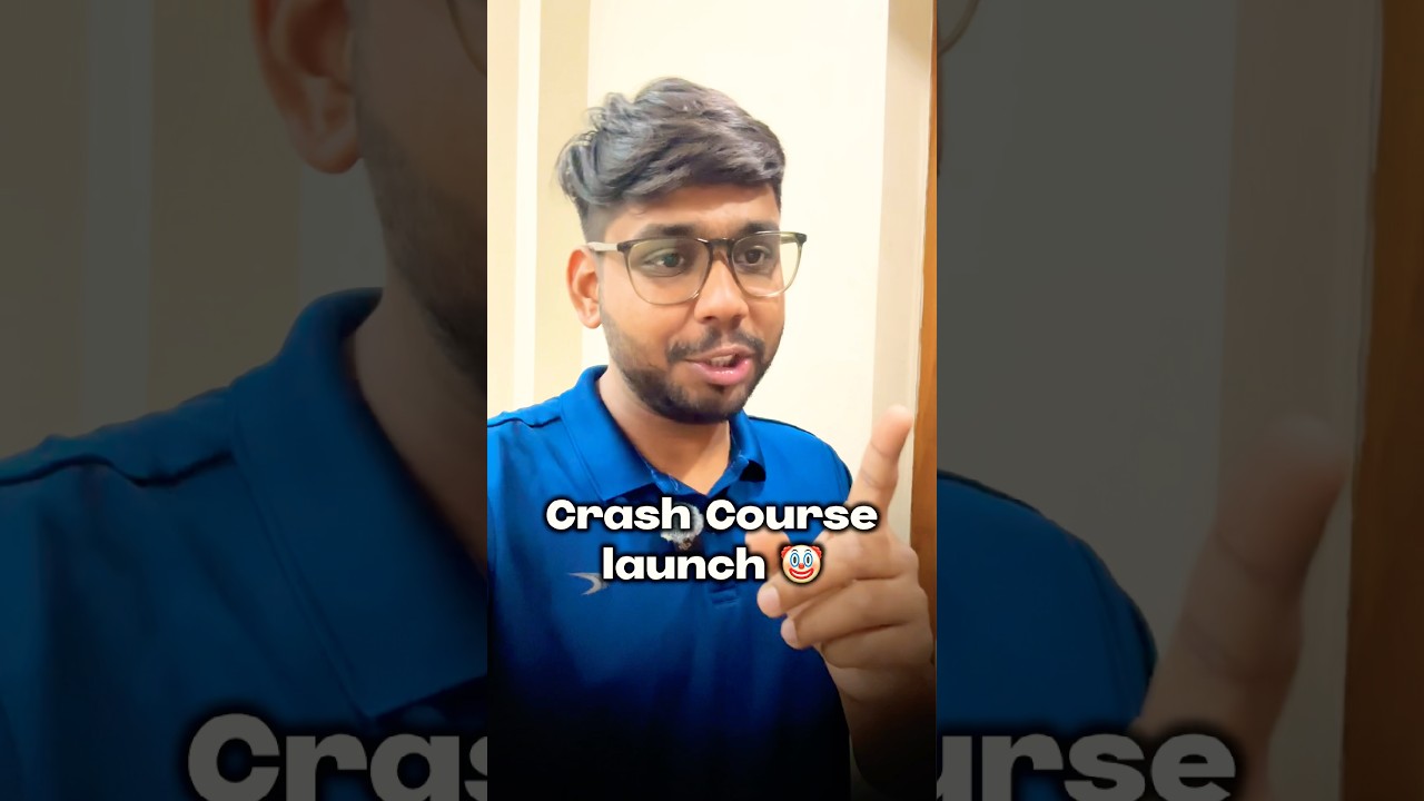 Crash Course for JEE 🤡 JEE 2026 | JEE 2027 | IIT motivation #jee #shorts #neet