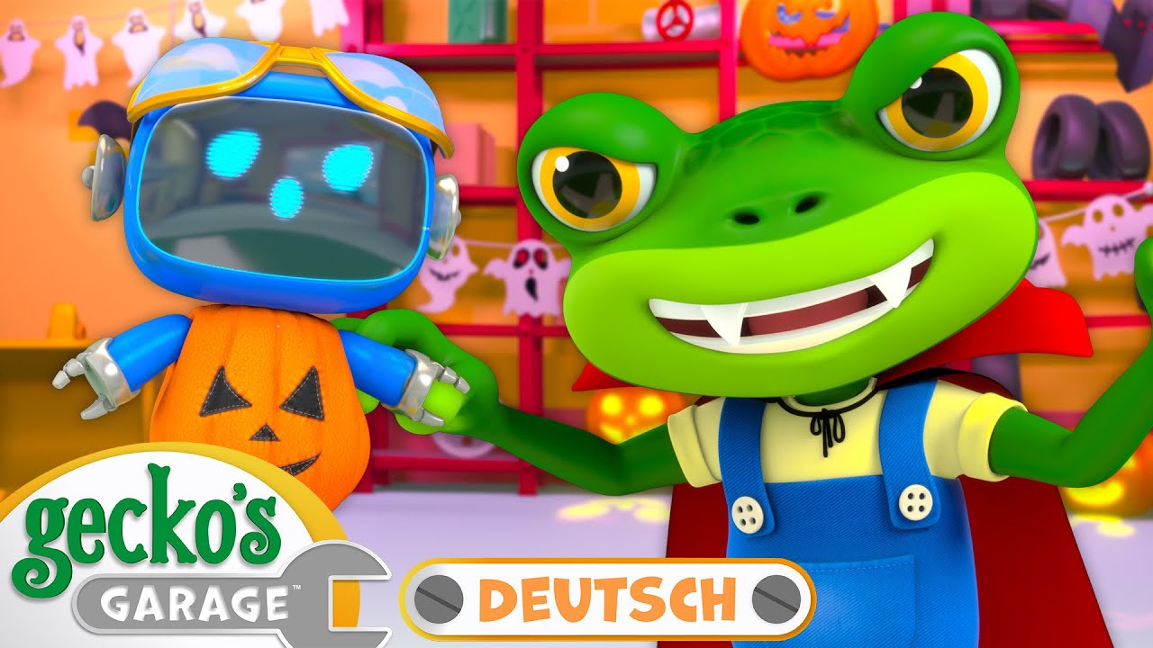 In Der Werkstatt Spukt‘s | 90-minütige Zusammenstellung｜Geckos Halloween-Cartoons für Kinder🦎🛠️