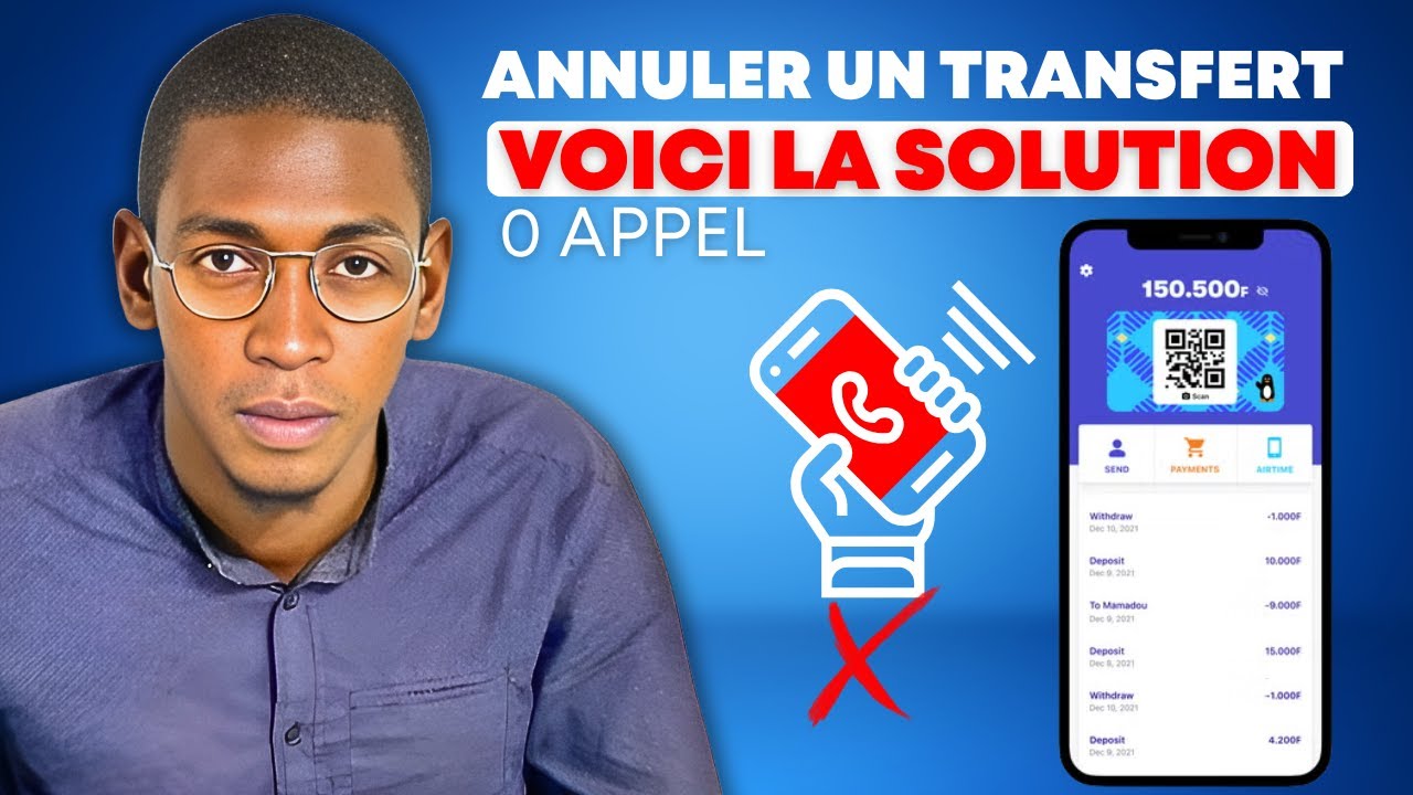Comment annuler un transfert Wave sans appeler le service client