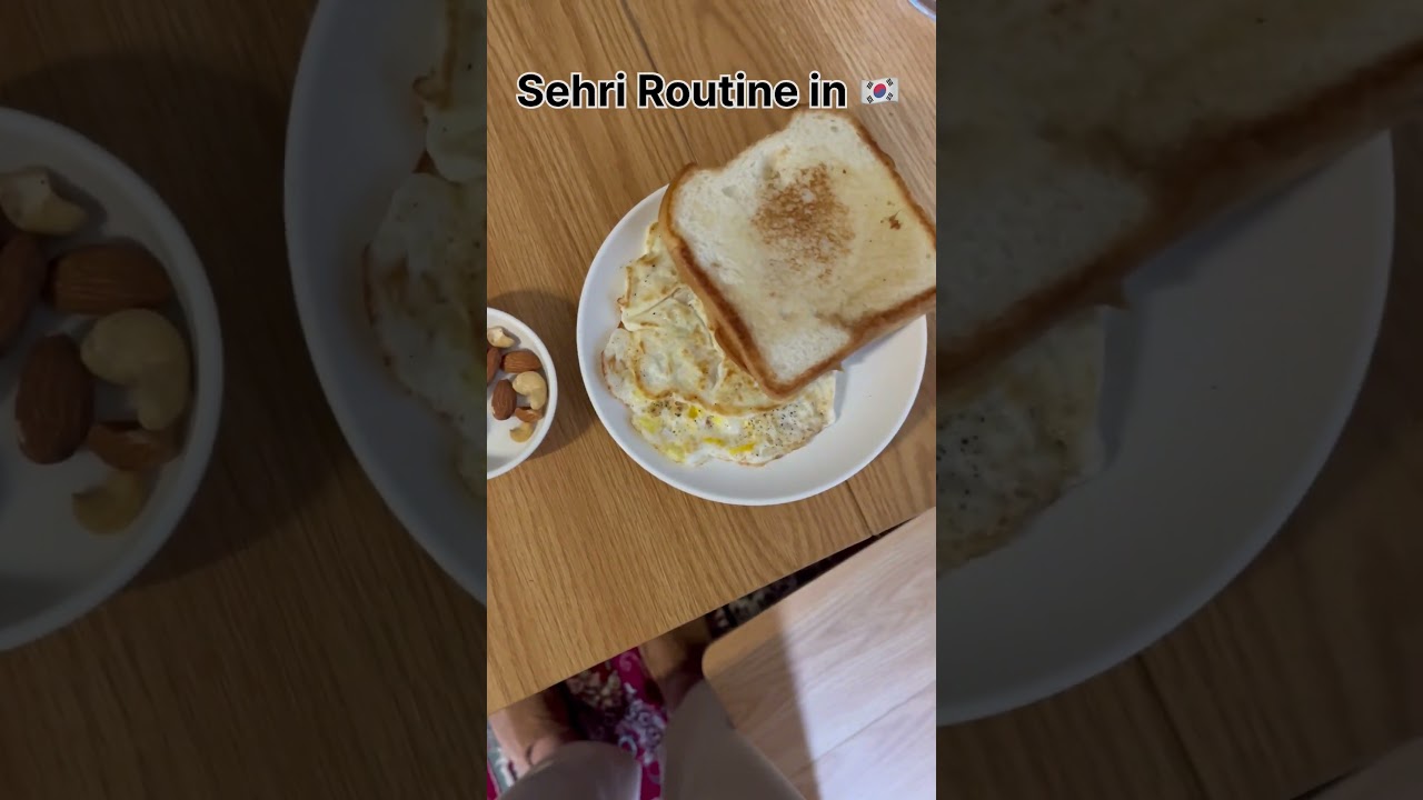 Sehri Routine in SouthKorea🇰🇷 #ramadan2024 #southkorea #indian #sehri #couple