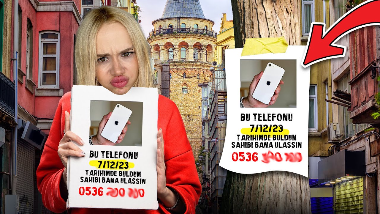 KAYIP TELEFON İLANIYLA YALANCILARI TESPİT ETMEK !? @OykuKarta