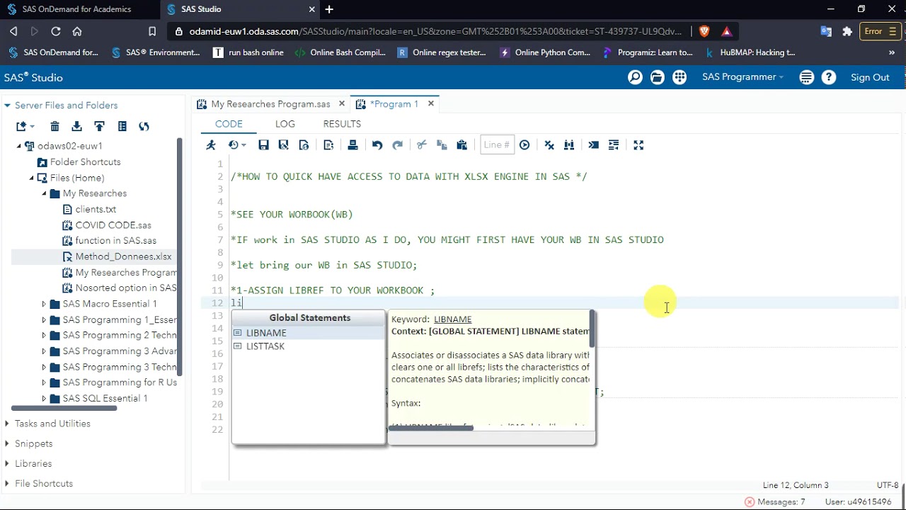 Have access to your excel worksheet  in your workbook with xlsx engine in SAS