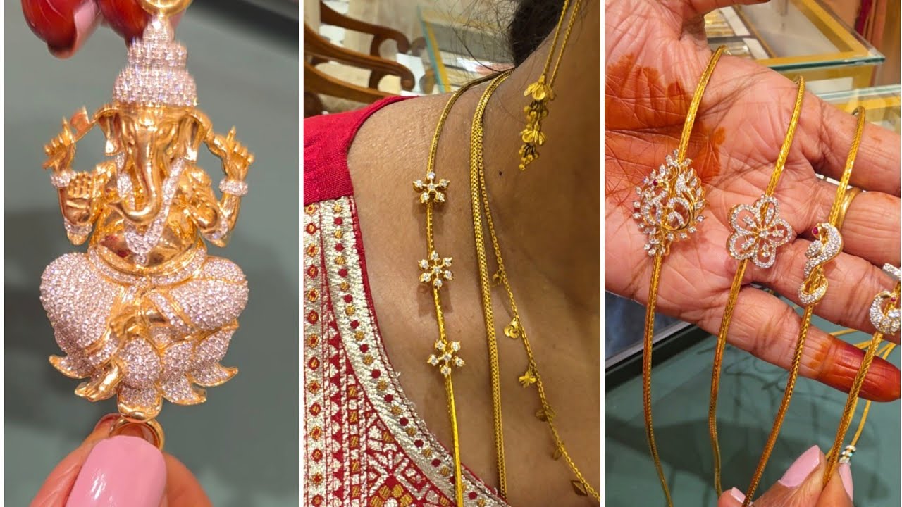 Pothys Swarnamahal Thalichain Mela 1.99% Wastage Onwards |Reversable Mop Antique Kundan Diamond 