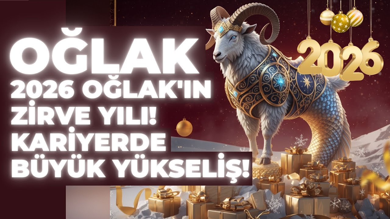 OĞLAK BURCU 2026 🏔️ PARA YAĞACAK! Zenginlik Yılı Başlıyor | Tarot Açılımı