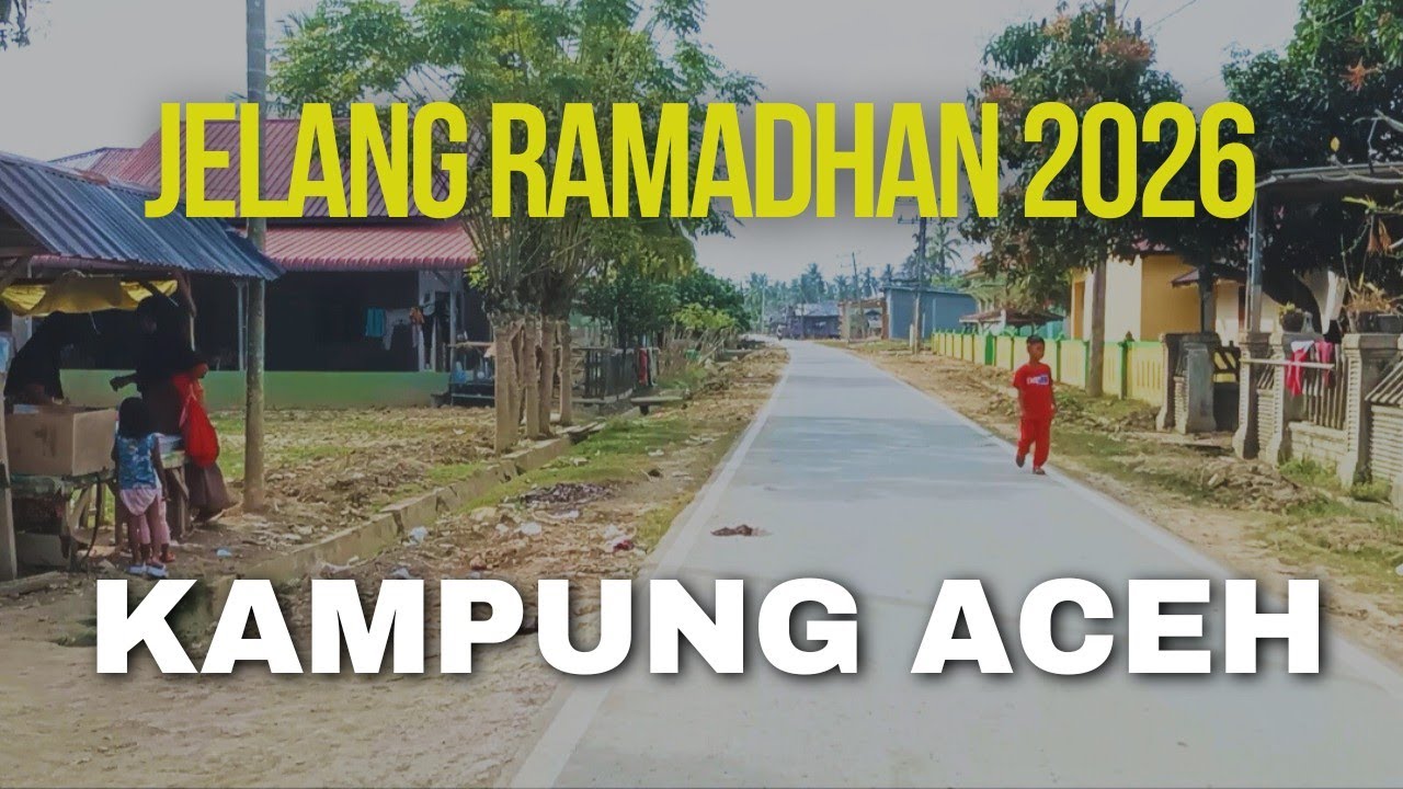Pasca Banjir Beginilah Suasana Kampung di Aceh Jelang Ramadhan#acehtamiang #trendingvideo 