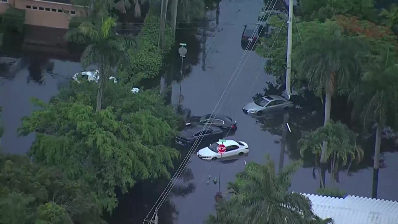 Aftermath of Wednesday's heavy rain across South Florida