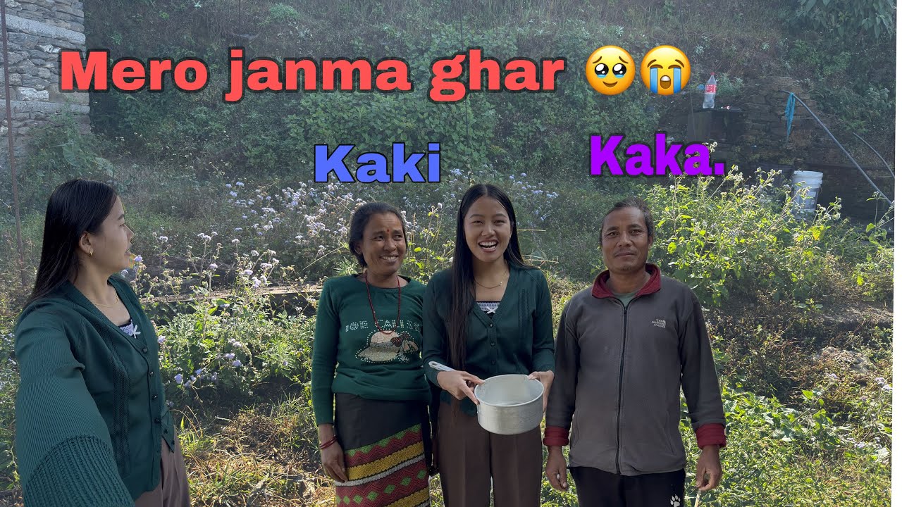 Nuwakot Afno ghar navaye pani kaka ko ghar xani 😊 happy 