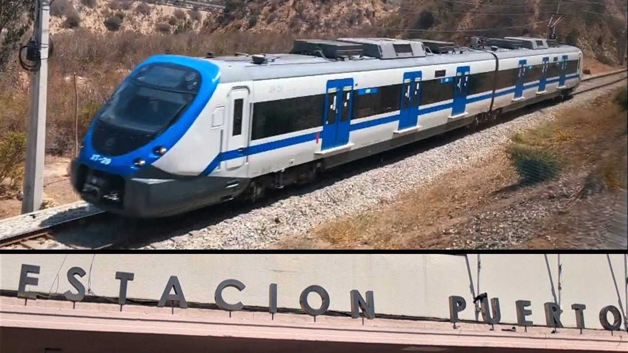 Metro Valparaíso - Viaje de Limache a Valparaíso en tren Alstom X'Trapolis Modular