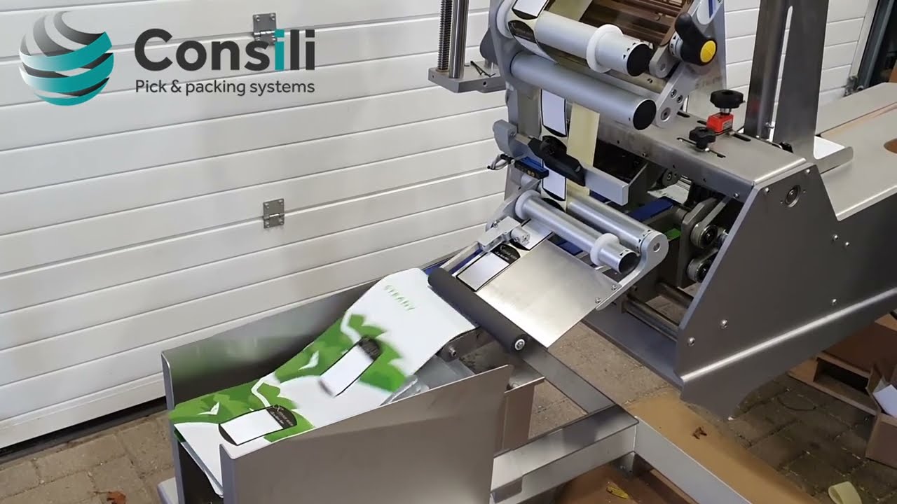 Automatisch stickeren van zakjes