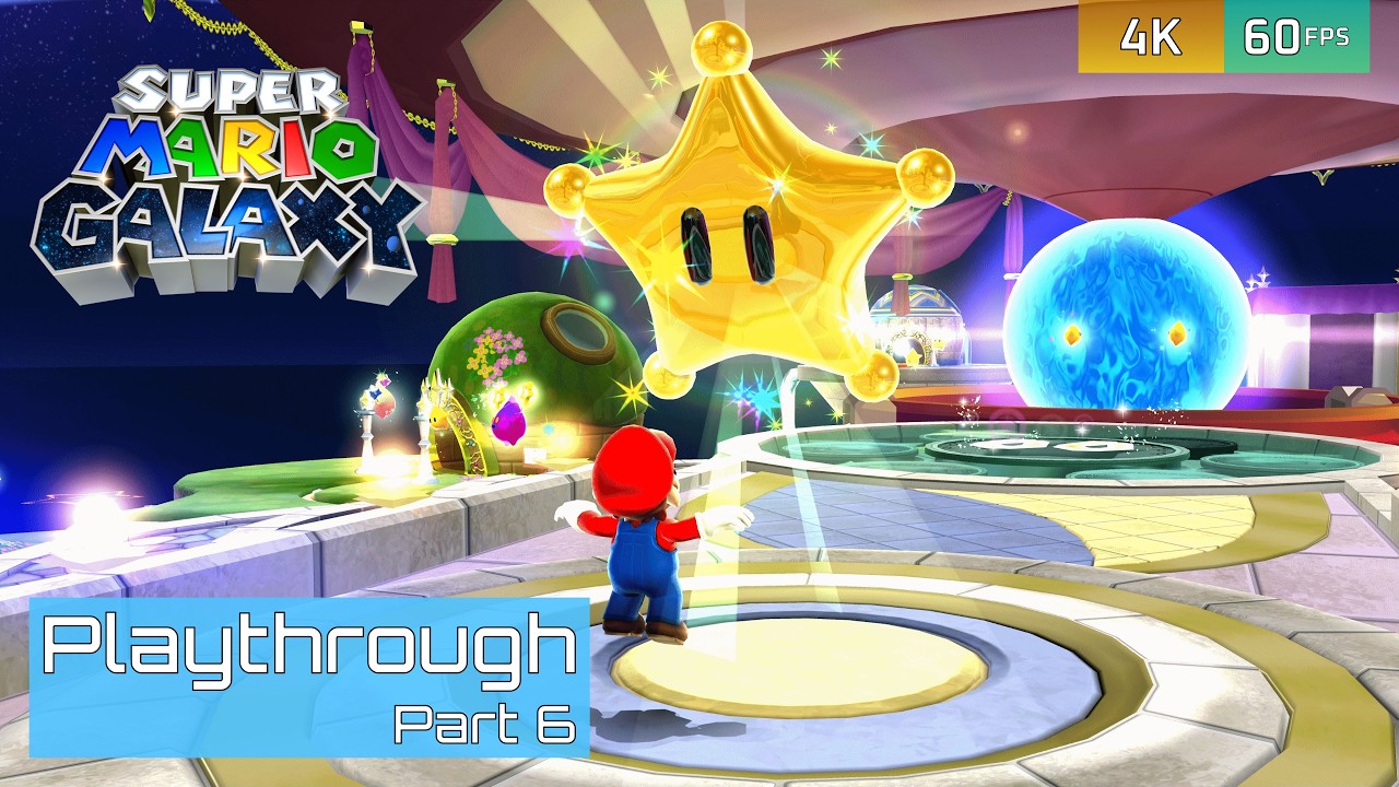 Engine Room Dome | Super Mario Galaxy [4K 60FPS No Commentary]