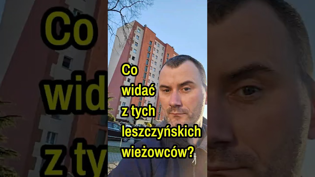 🏙️✨ Niesamowity widok z leszczyńskich wysokościowców! 🌄👀