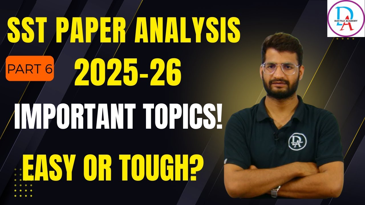 Class 10th SST Important Question Practice | Board Exam 2025–26 | Ductile Academy