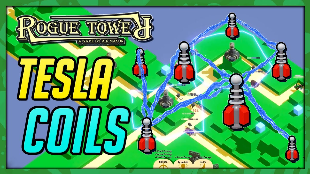 SPAMMING TESLA COILS!!! | Rogue Tower
