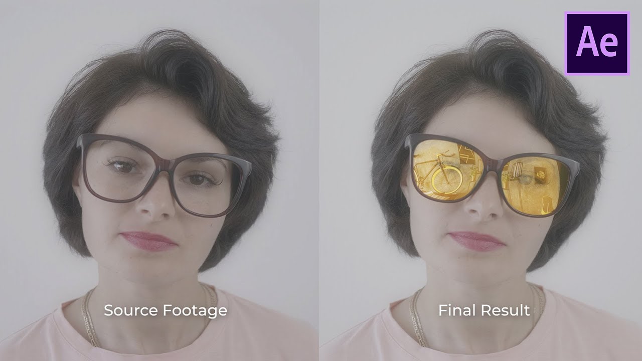 Создание реалистичного отражения в солнечных очках - After Effects урок