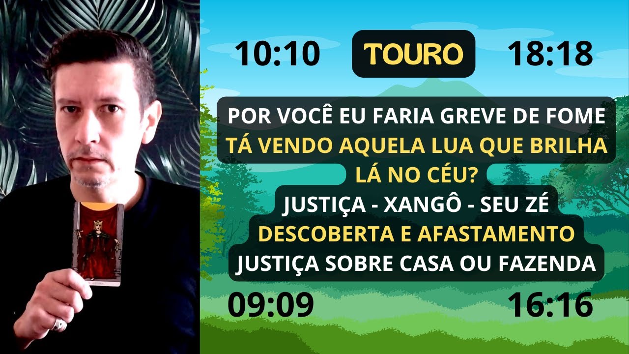 Touro - Tá vendo aquela Lua, Por você, justiça #tarot #baralhocigano #touro #signodetouro #justiça