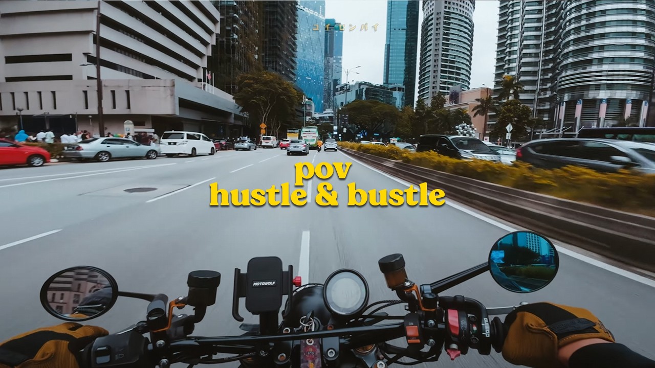 Kuala Lumpur 6pm Ride POV GPX Gentleman 200 | Cinematic DJI Action 4 [4K] [60fps]