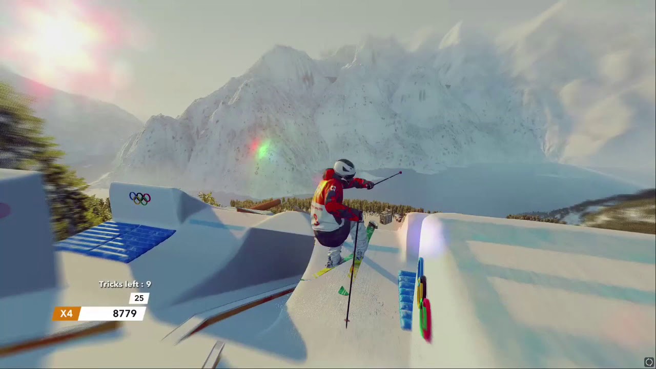 My BEST Steep Olympic Park run! INSANE QUAD FLIPS