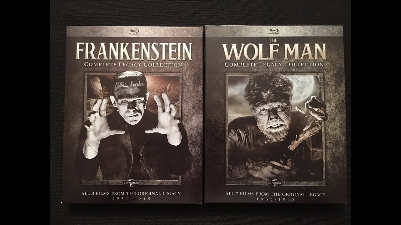 Frankenstein & The Wolf Man Universal Monsters Complete Legacy Collection Blu-ray Unboxing