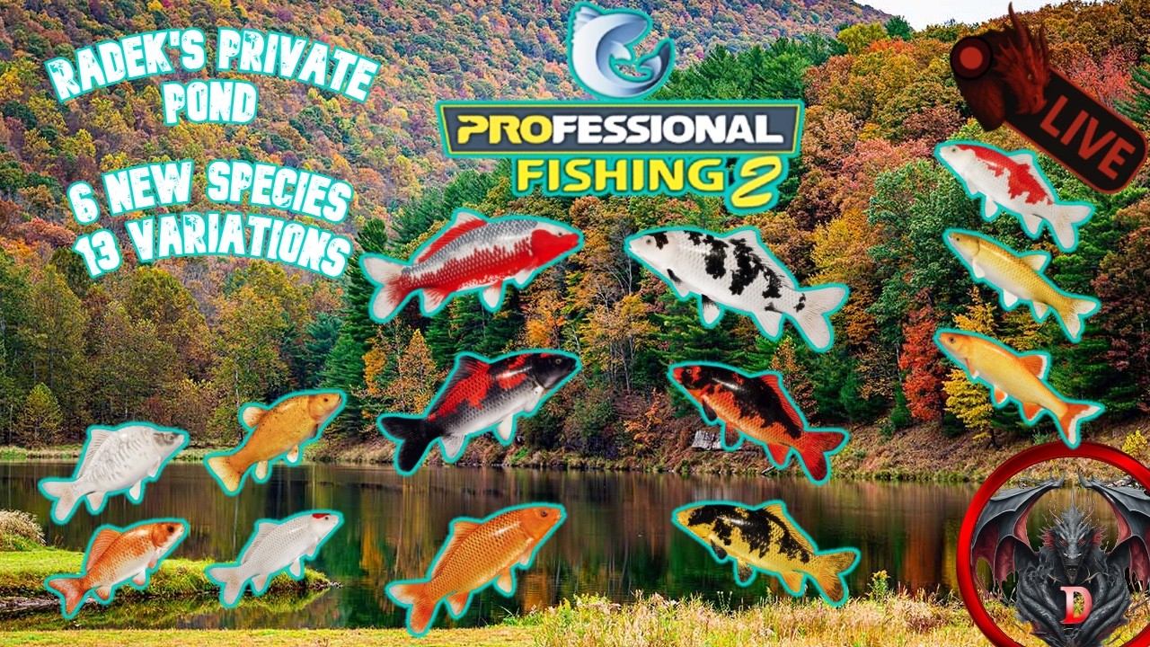 Fishing Friday Professional Fishing 2 Koi UPDATE!!!! Private Pond fishing added!!!