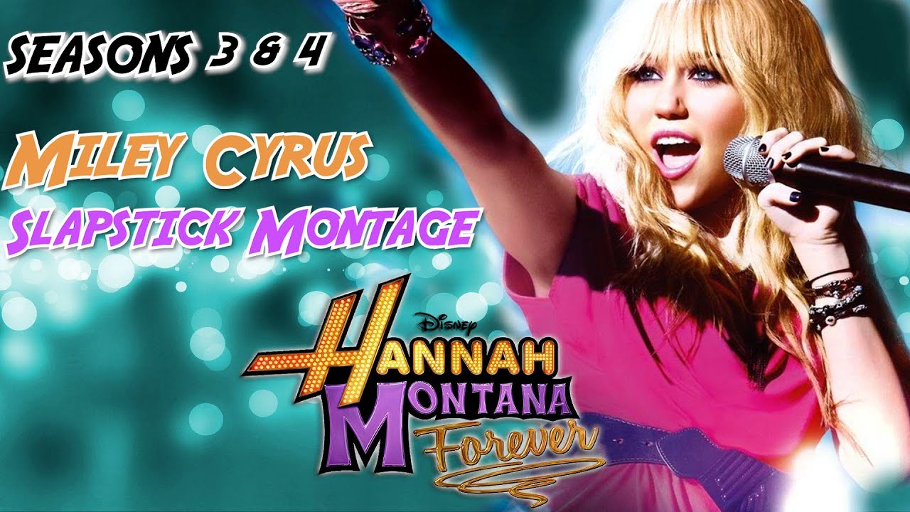 Miley Cyrus Slapstick Montage - HANNAH MONTANA (Seasons 3 & 4)