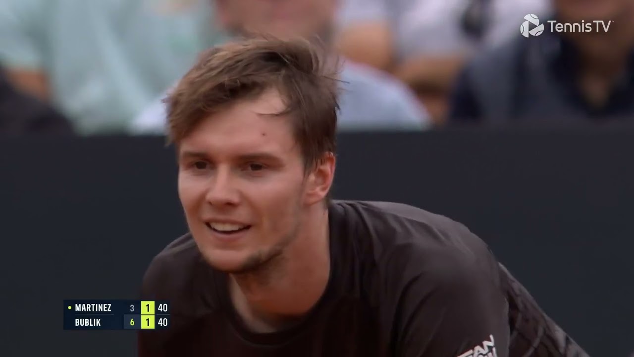 A. Bublik Vs. P. Martinez - Rome R1 2023