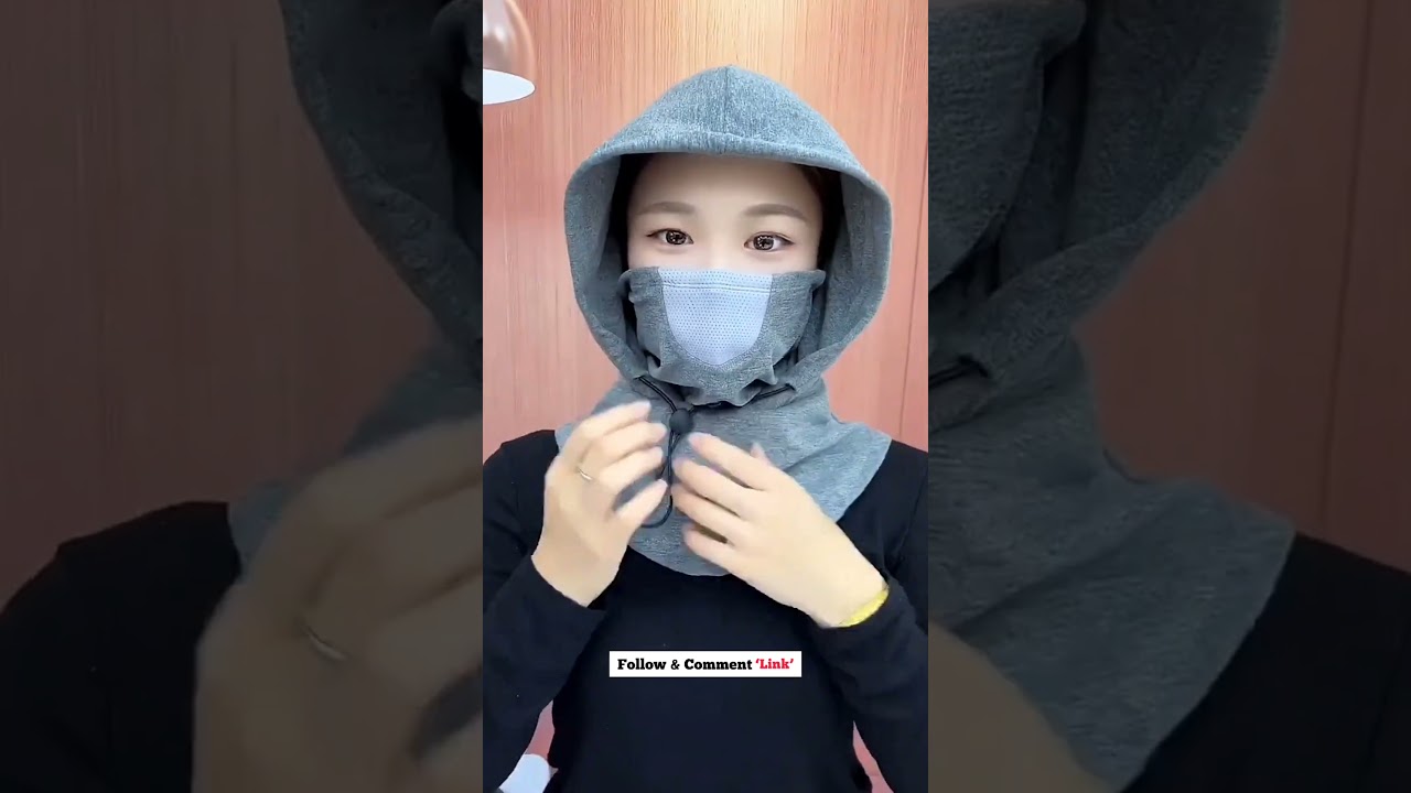 “Winter Full-Face Mask Hat...