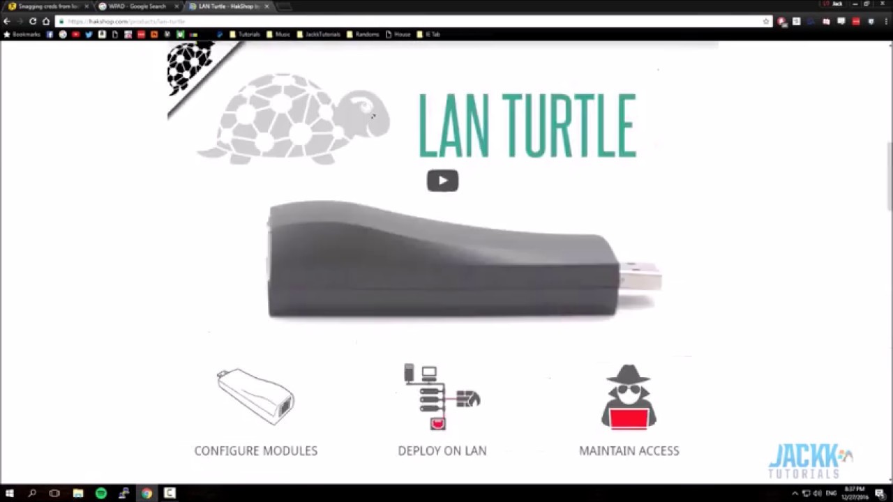 Windows Password Steal With LAN Turtle