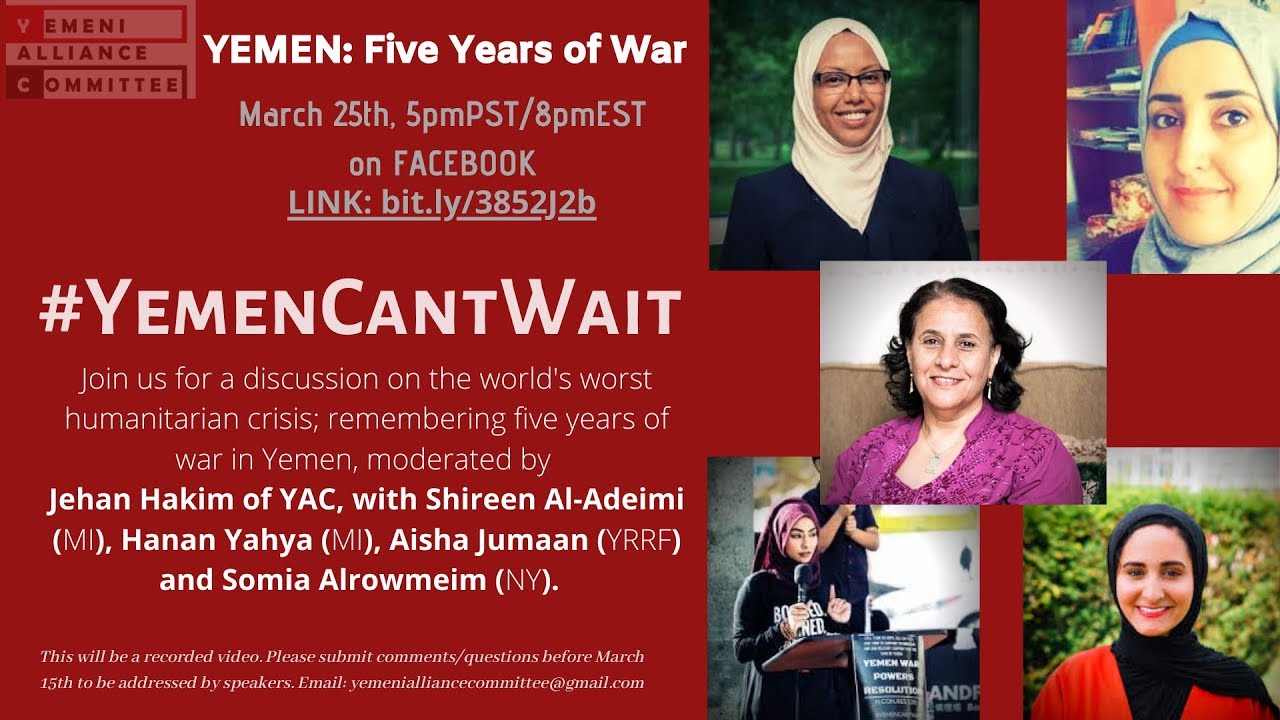 YEMEN: Five Years of War (Webinar by YAC, 2020)