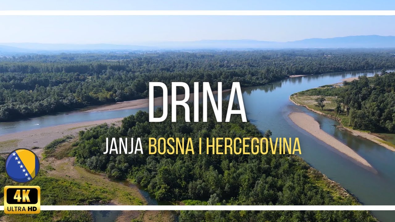 Drina - Janja - Bosna i Hercegovina - Let Dronom 4K