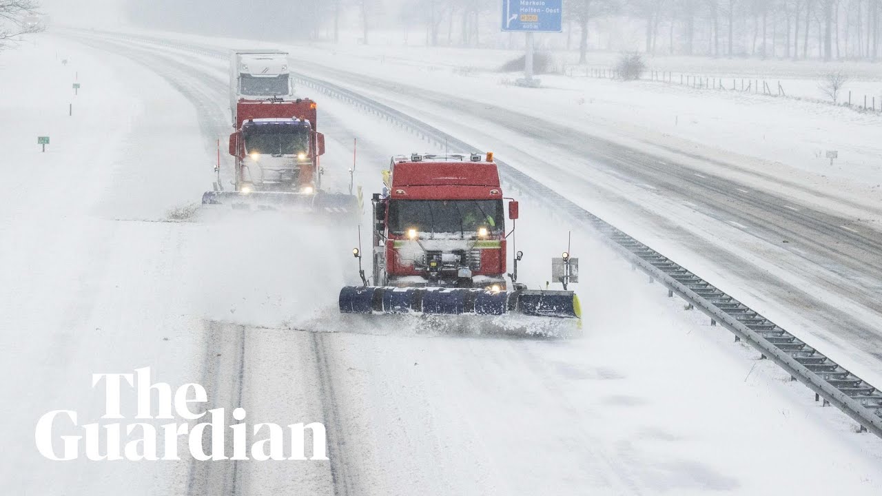 Storm Darcy brings heavy snow to Europe