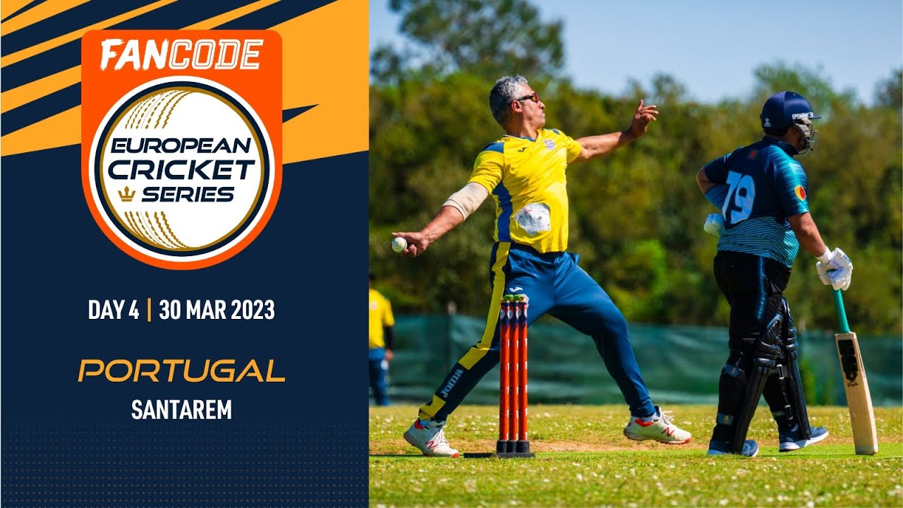 🔴 FanCode ECS Portugal, Santarem, 2023 | Day 4 | T10 Live Cricket | European Cricket