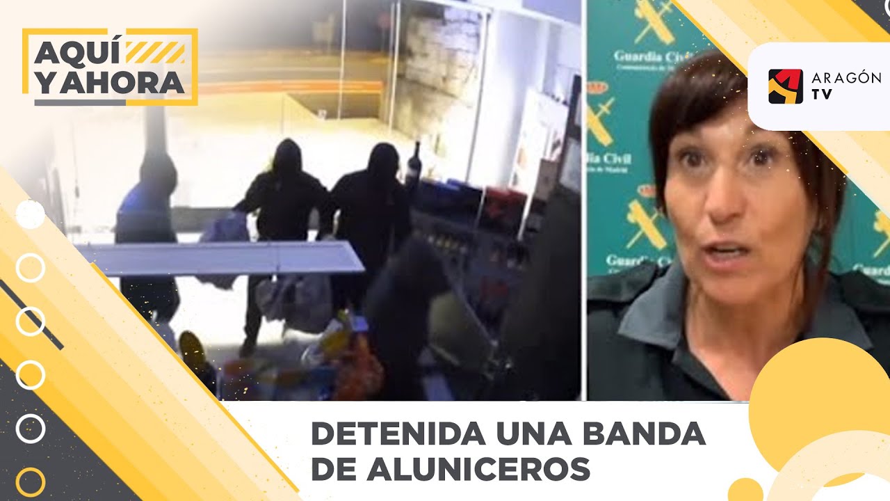Detenida una banda de aluniceros