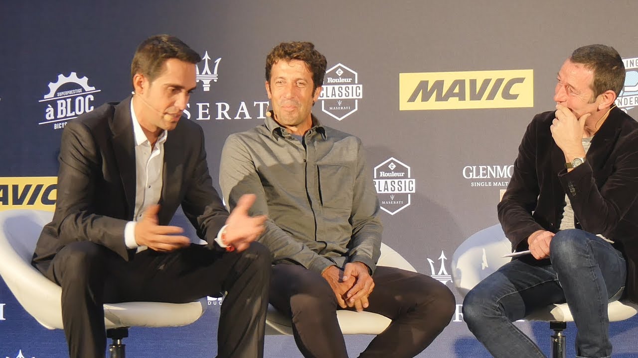 @albertocontador Alberto Contador Q&A at Rouleur Classic 2017