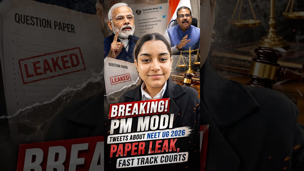 PM Modi Tweets about NEET-UG 2026 Paper Leak || Fast Track Courts #neetug2026 #pmmoditweet