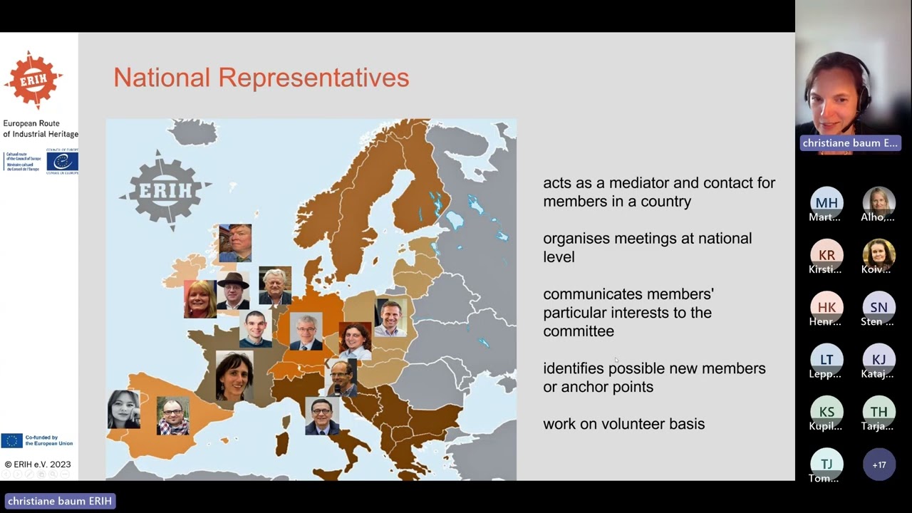 Webinar  Introduction to the European Route of Industrial Heritage 6.1.2023