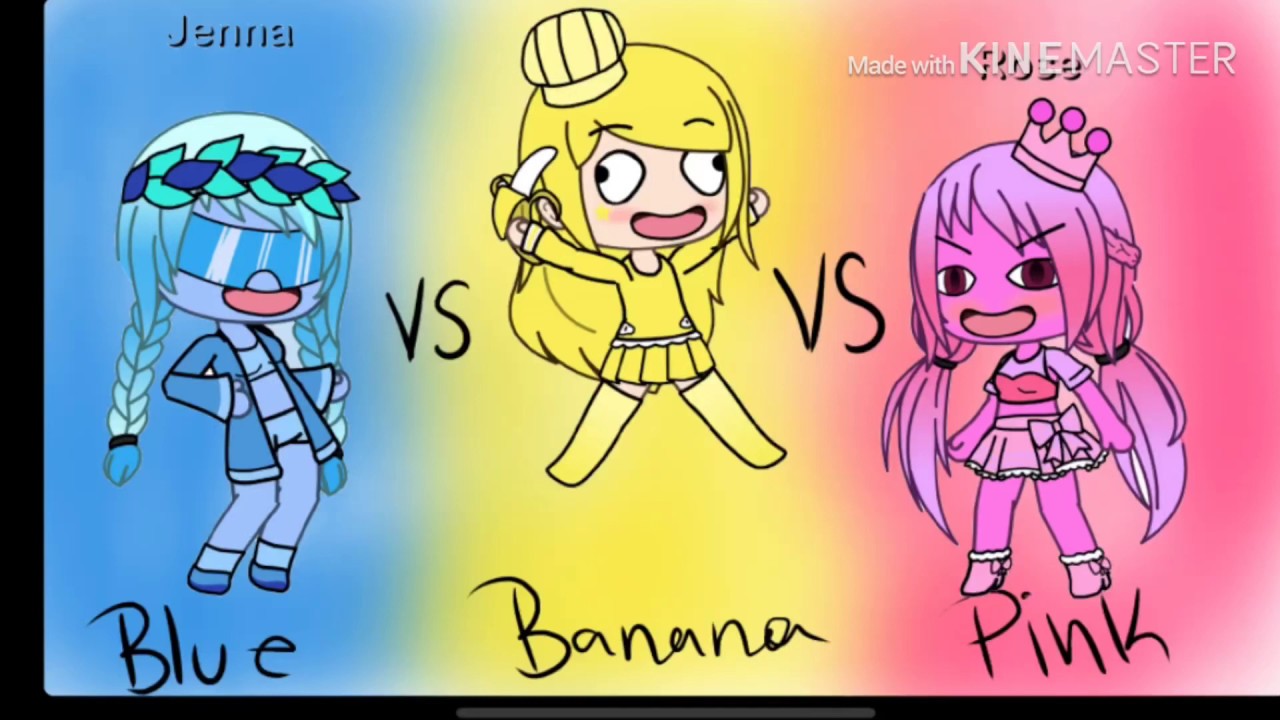 I’m Pink VS I’m Banana VS I’m Blue (Part 2)|| Meme Gacha Life|| Thank for 600+ ||read description