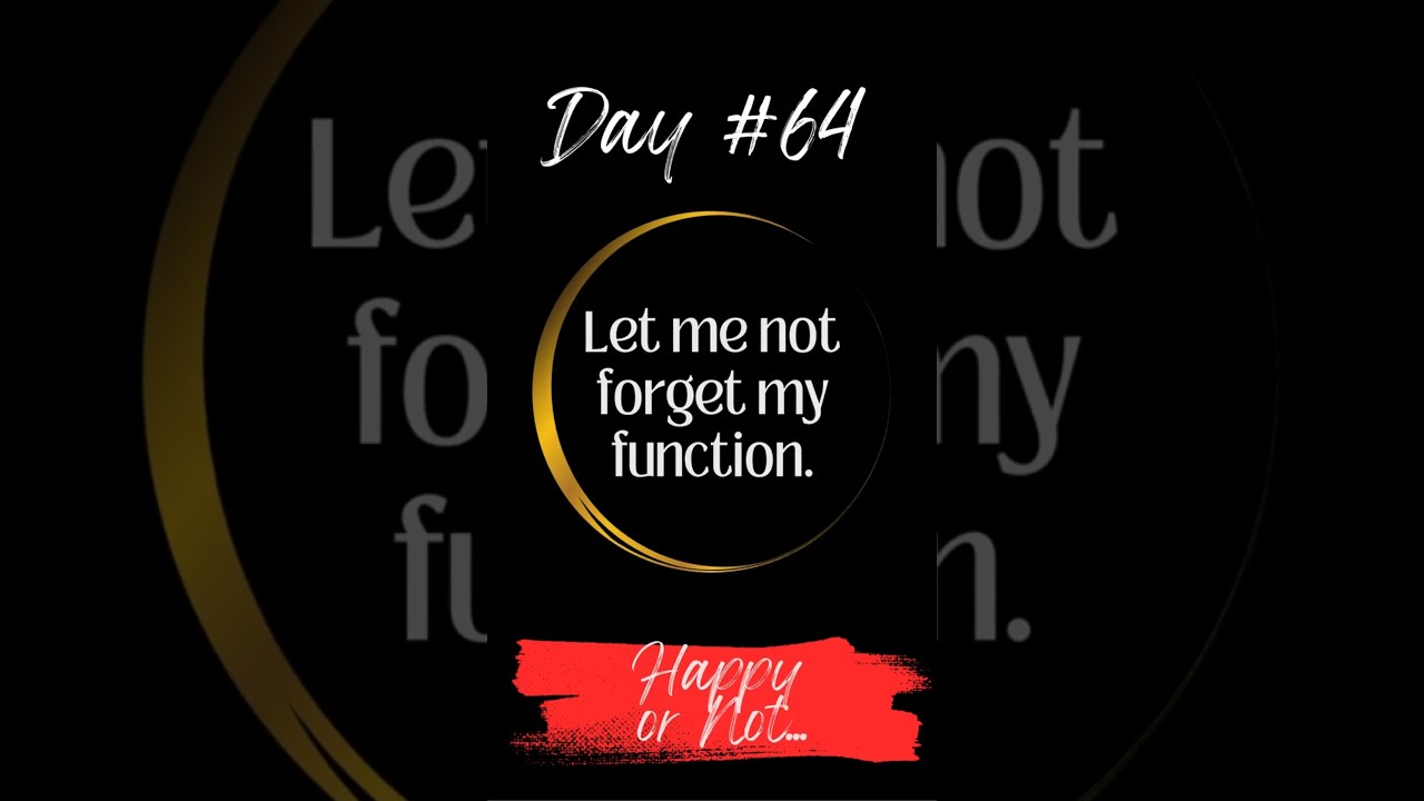 ACIM Lesson 64 ~Let Me Not Forget My Function ~ Grateful Ted #forgiveness #jesus #acourseinmiracles