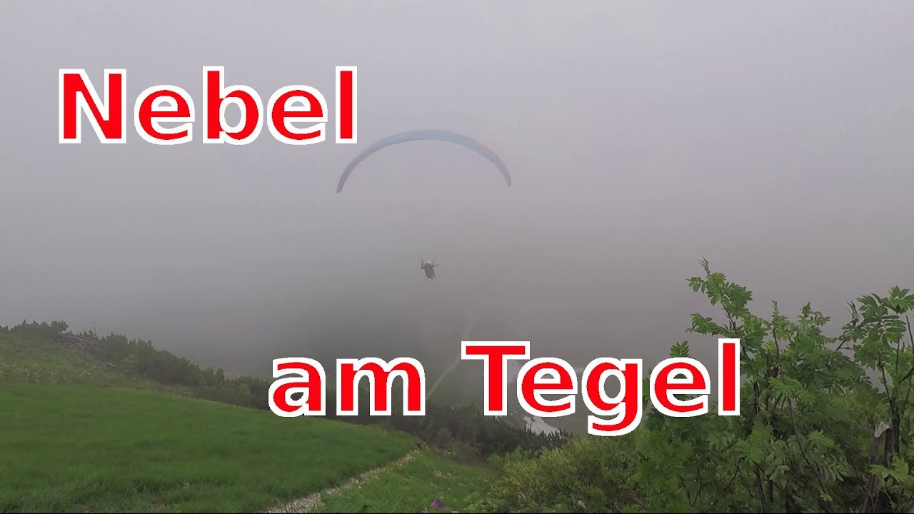 Gleitschirmfliegen am Tegelberg  mit Geduld zum Start