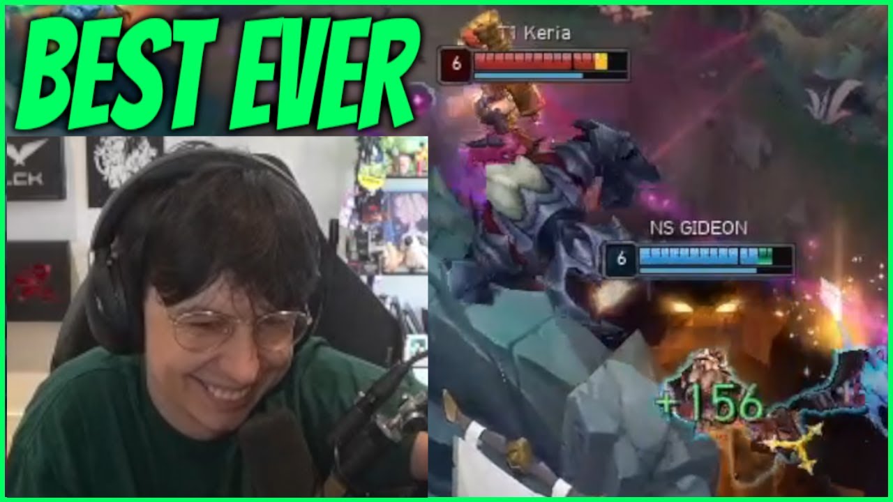 Caedrel On T1 Keria Showing The Peak Level Of Support Gameplay